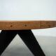 1950s French industrial coffee table