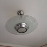 Glass art deco ceiling light