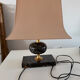Lampe marbre noir Portoro 1970’s Philippe Barbier