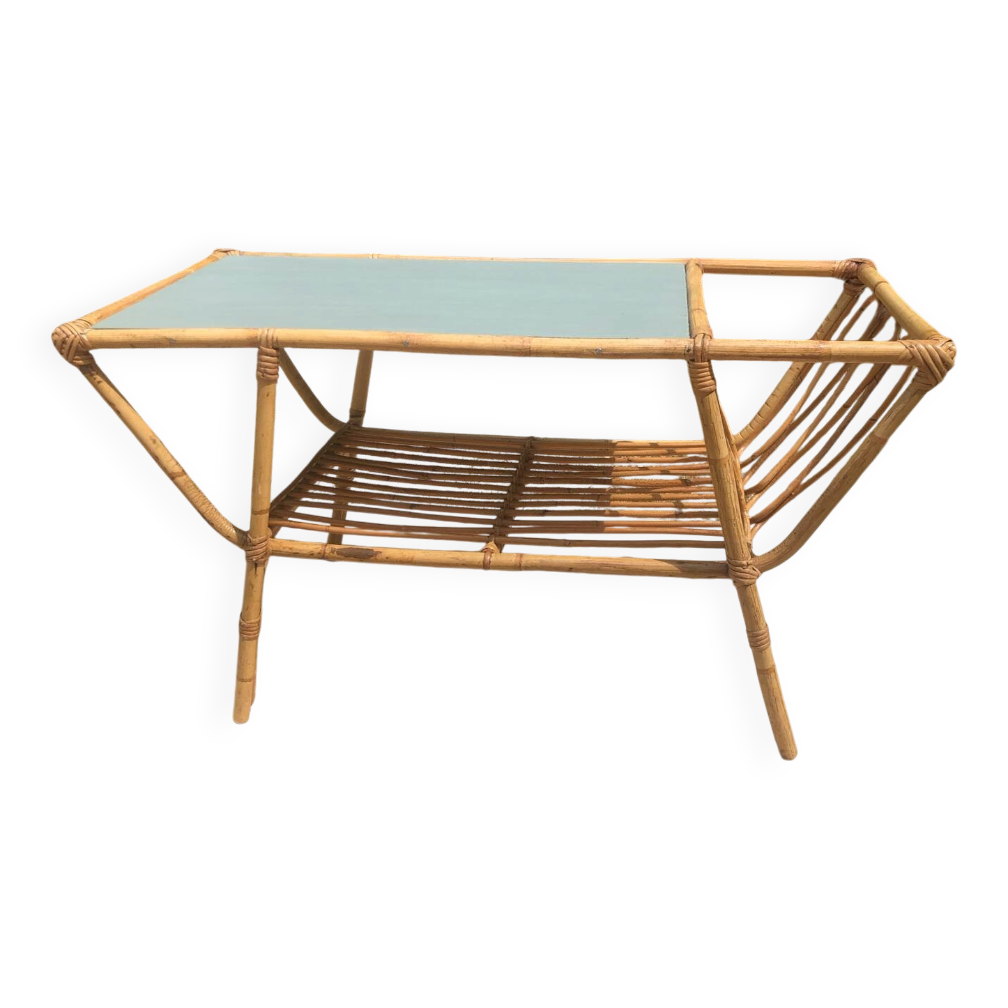 Rattan coffee table