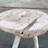Primitive farm tabouret