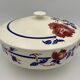 Antique French earthenware soup tureen K & G Lunéville, "Chantal" model