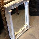 Egyptian style stone wall mirror with lighting