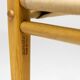 Occasional chair in ash and canvas Zanotta - Italian Mid-Century Modern, Functional Vintage