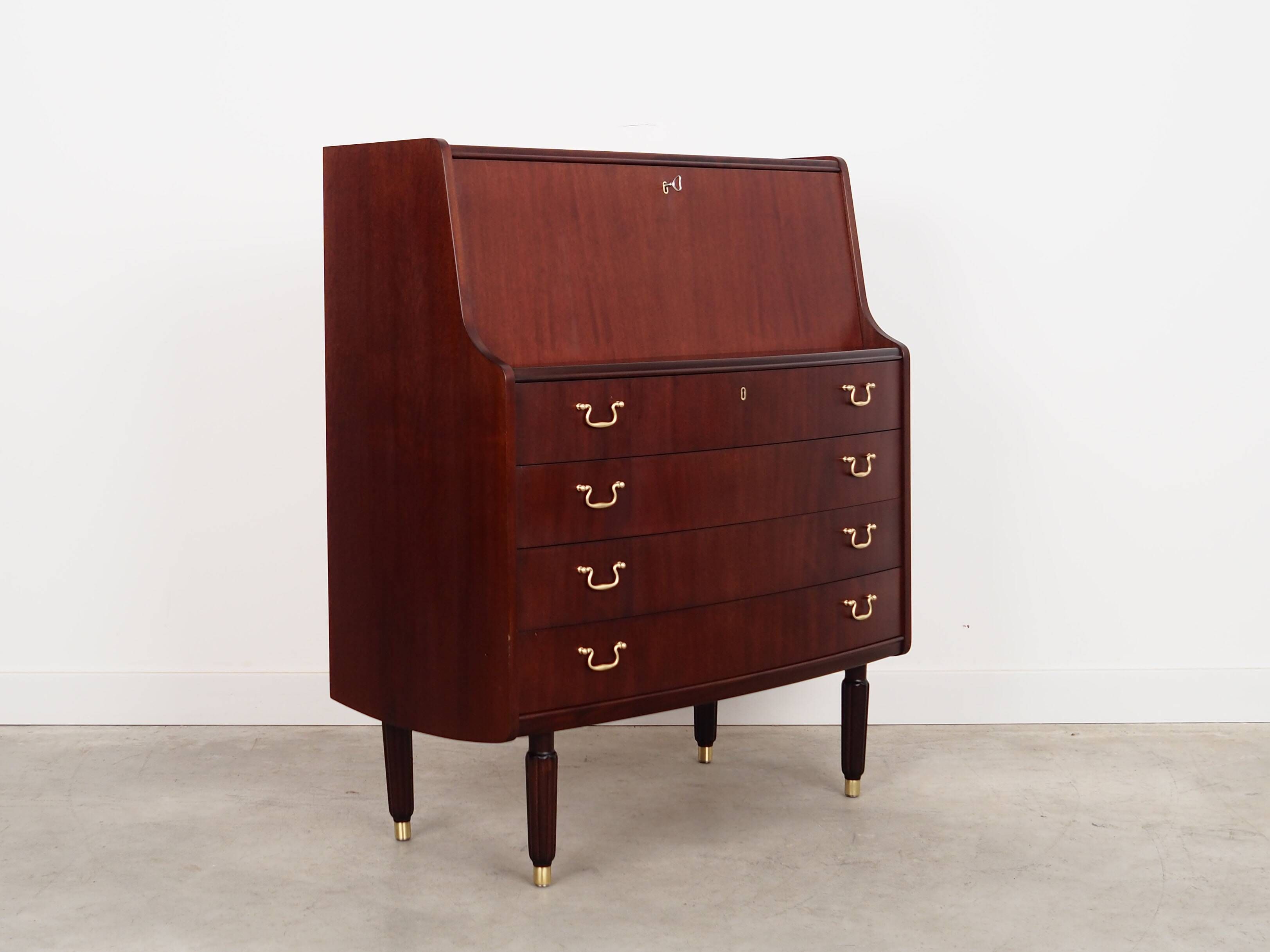 Mahogany secretary, Danish design, 1970s, manufacturer: PMJ Viby