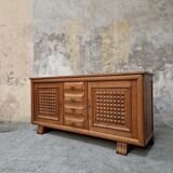 Buffet français brutaliste Art Déco