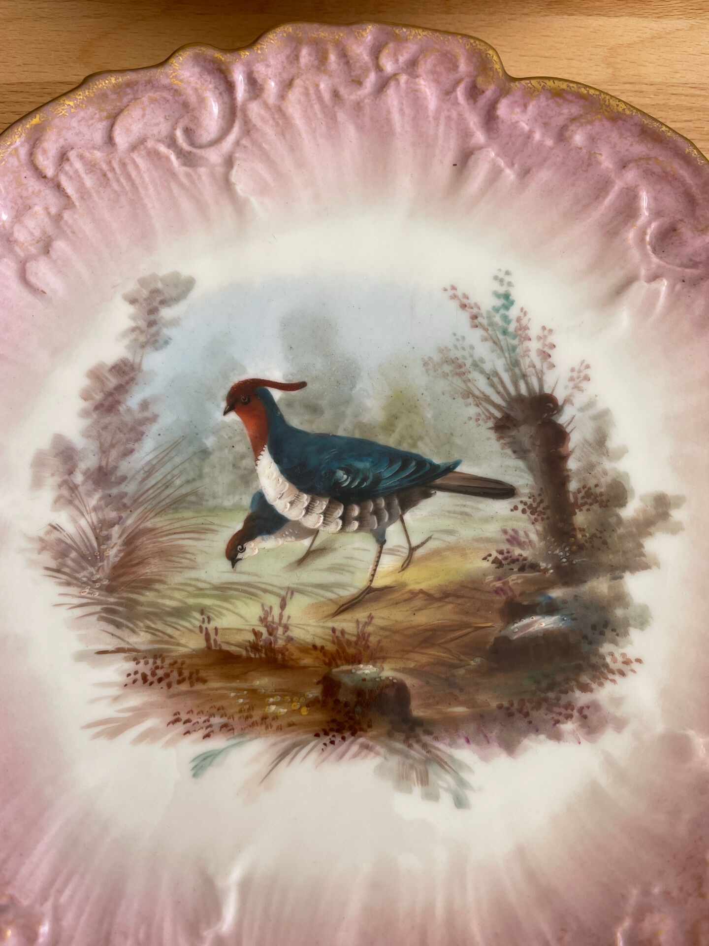 Hand-painted plates
