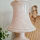 Powder pink alabaster lamp