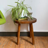 Solid wooden tabouret