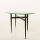 Italian mid century  glass coffee table 1950s