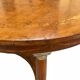 Table empire ronde ancienne marquetée du début du XIXe siècle