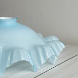 blue opaline glass pendant lamp