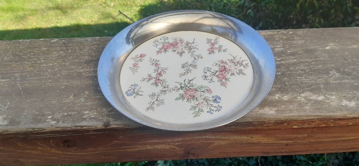 Louis XV Sarreguemines decor tray