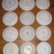 Set of 12 different flat plates