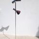 Lampadaire spot double Koch & Lowy 1970
