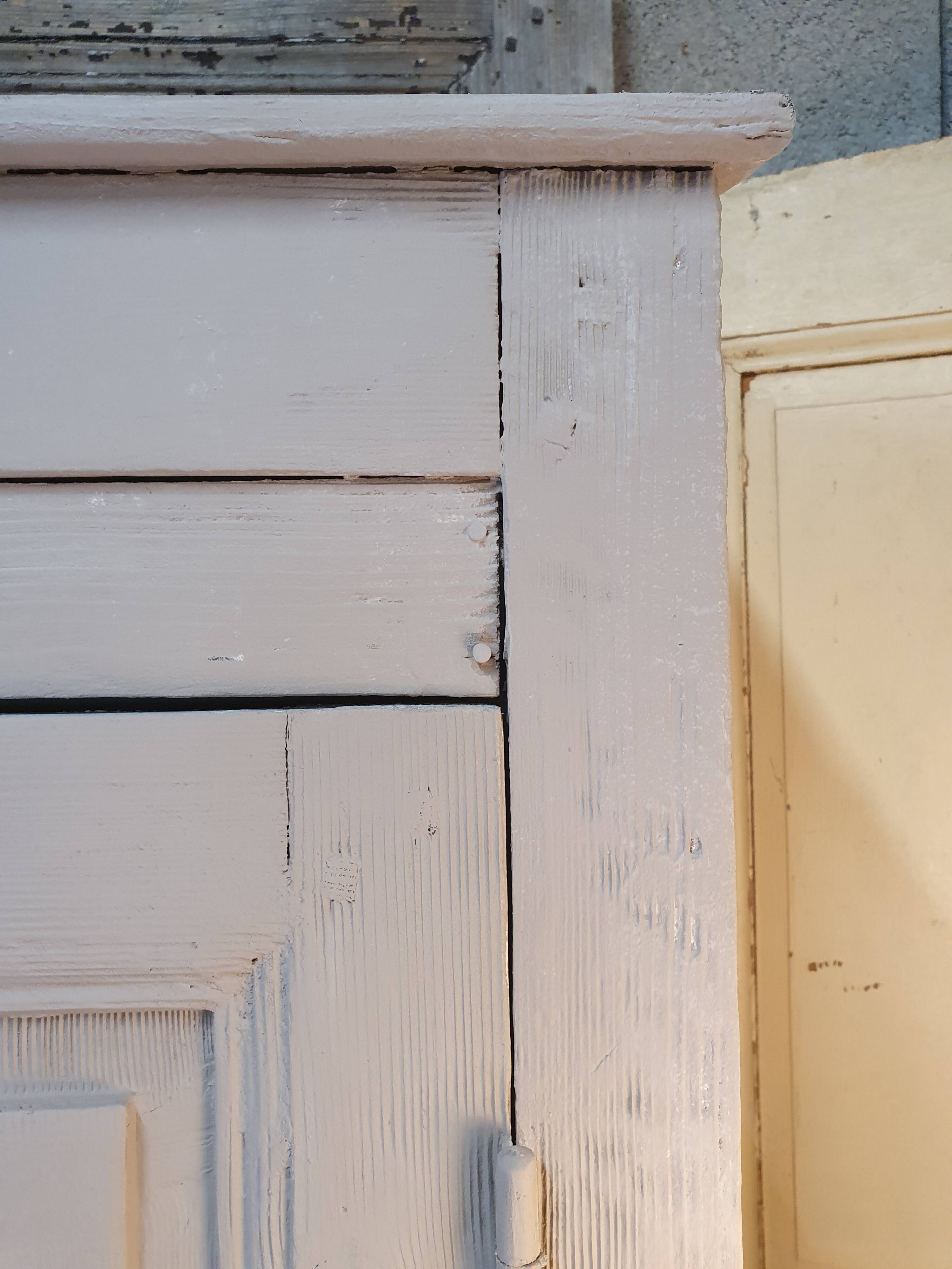 Old wooden cloakroom
