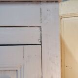 Old wooden cloakroom