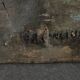 Oil on panel marine scene signed 20th century gilt leaf frame