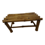 Small bamboo bench