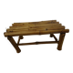 Tabouret bas en bambou