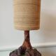 Wooden foot lamp