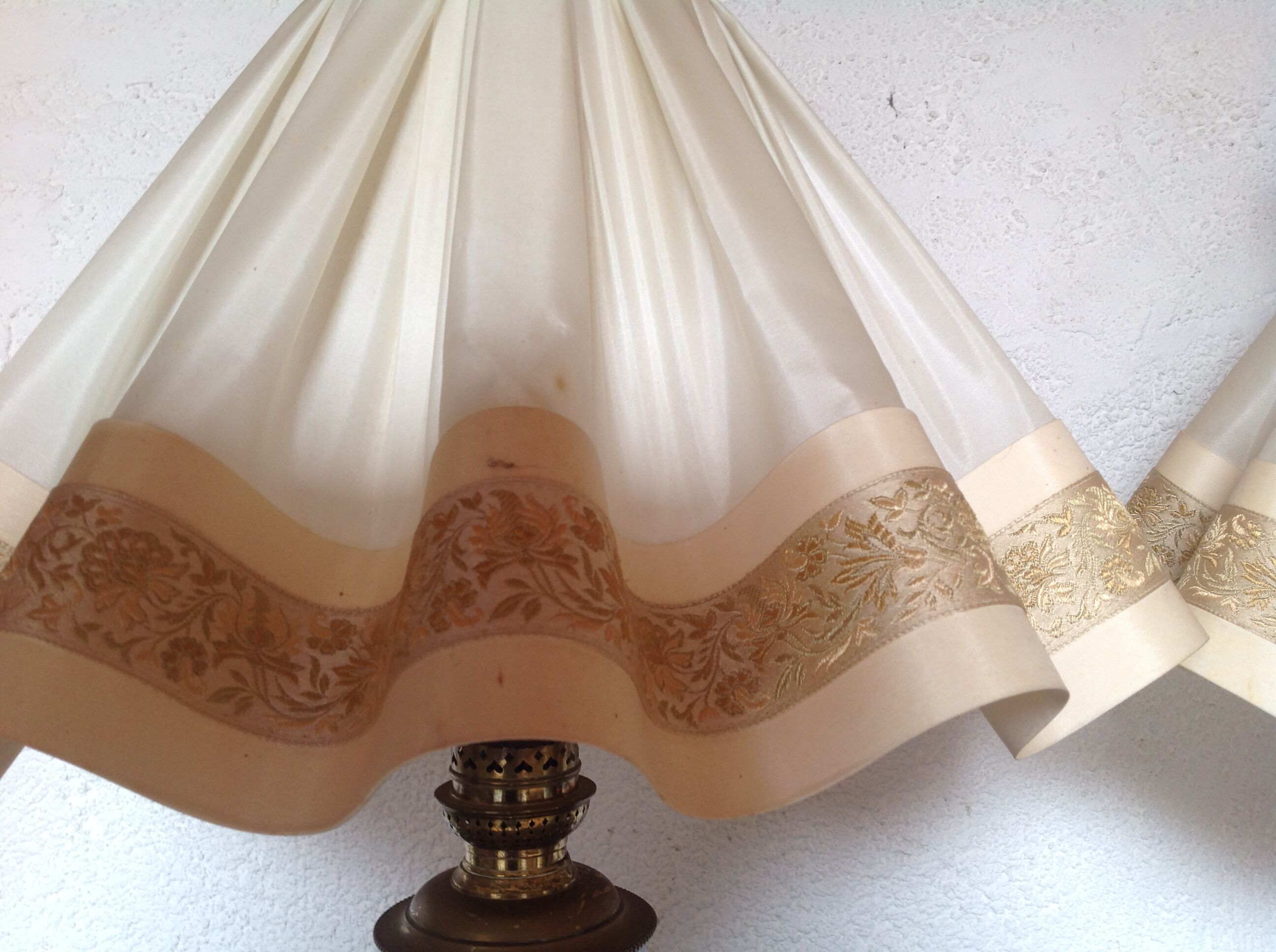 Pair of old Asian lamps