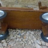 Jouet grue en bois