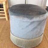 Velvet pouf