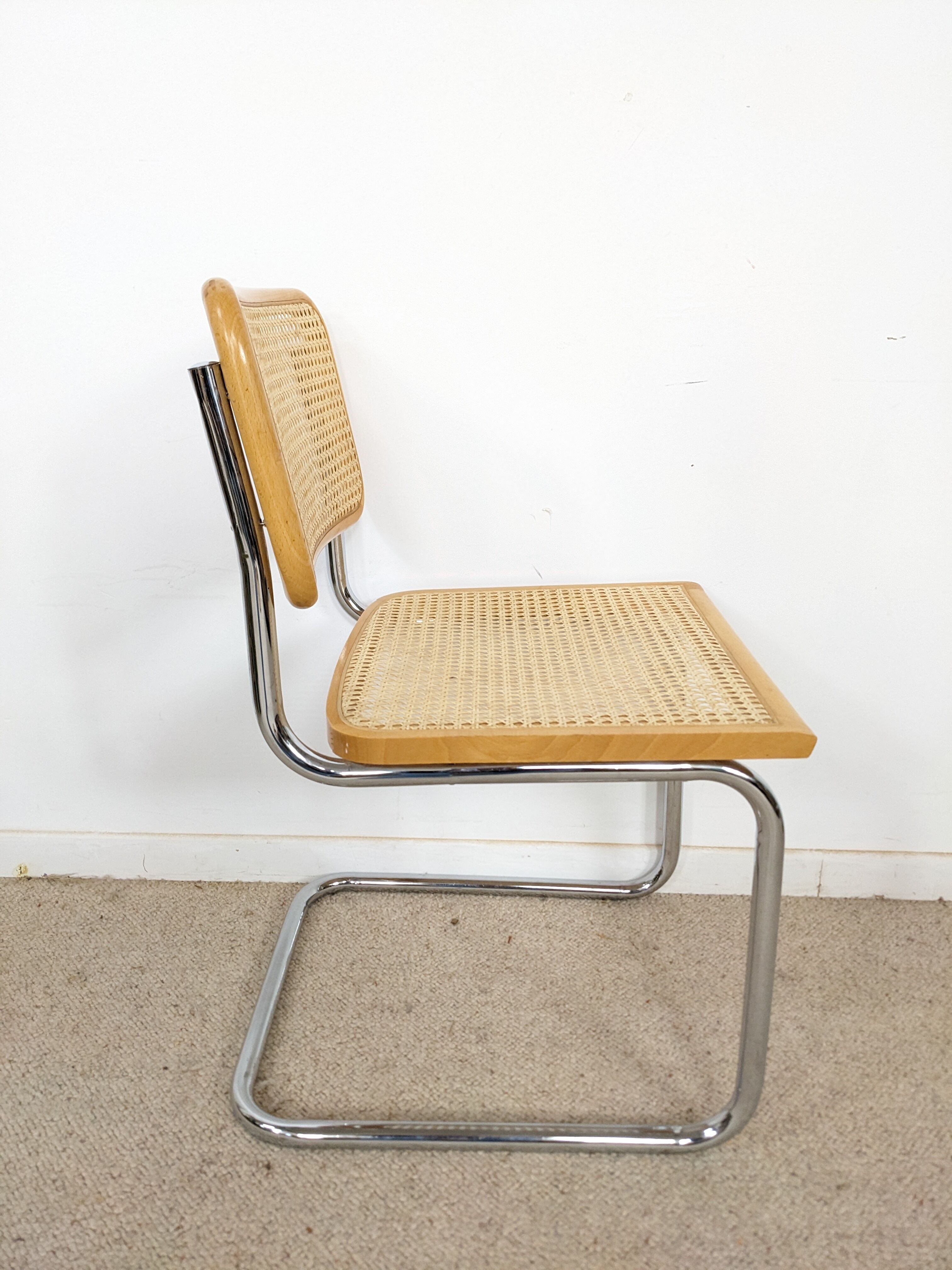 Cesca B32 chair by designer Marcel Breuer