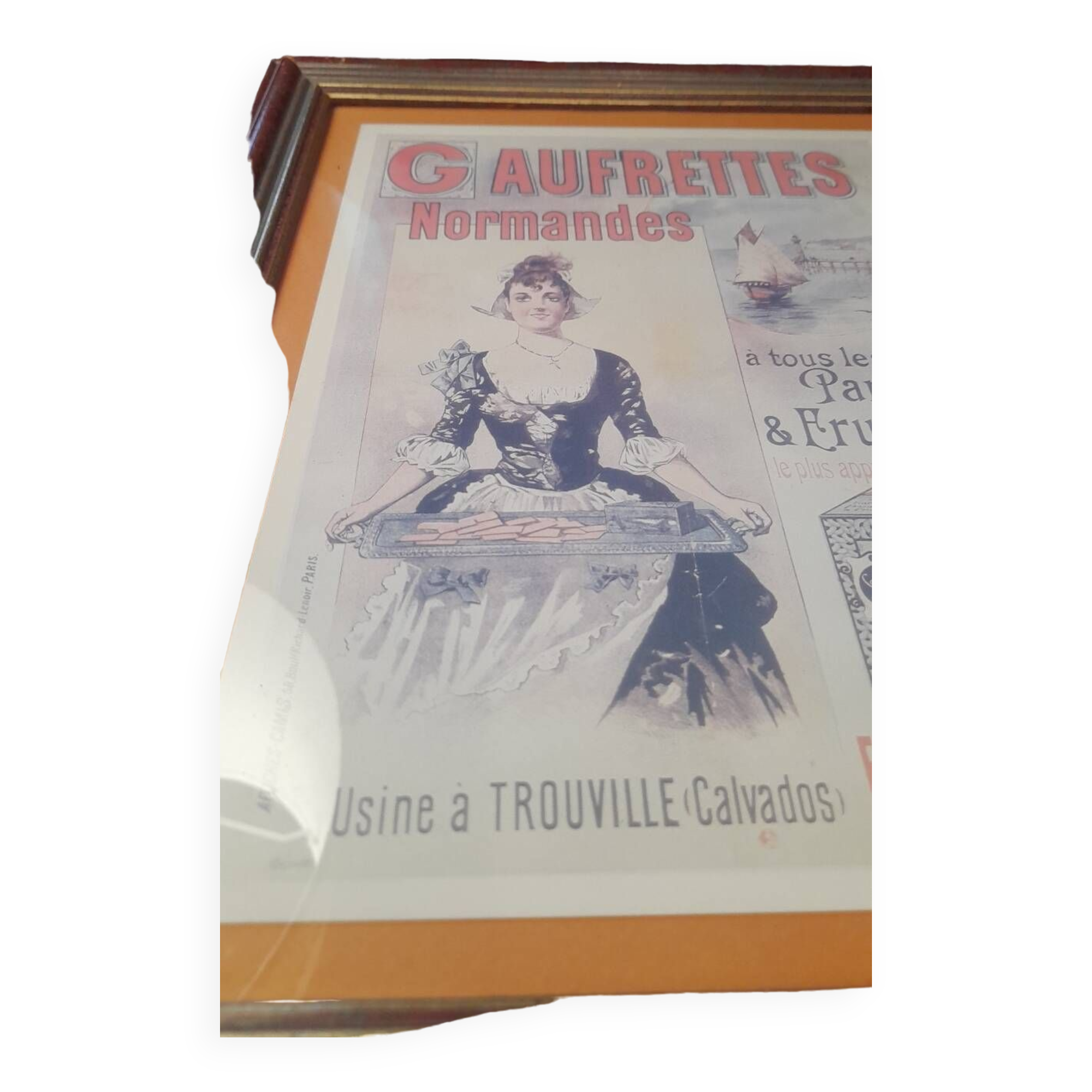 Normandy wafer advertising frame