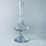 Crystal footed vase