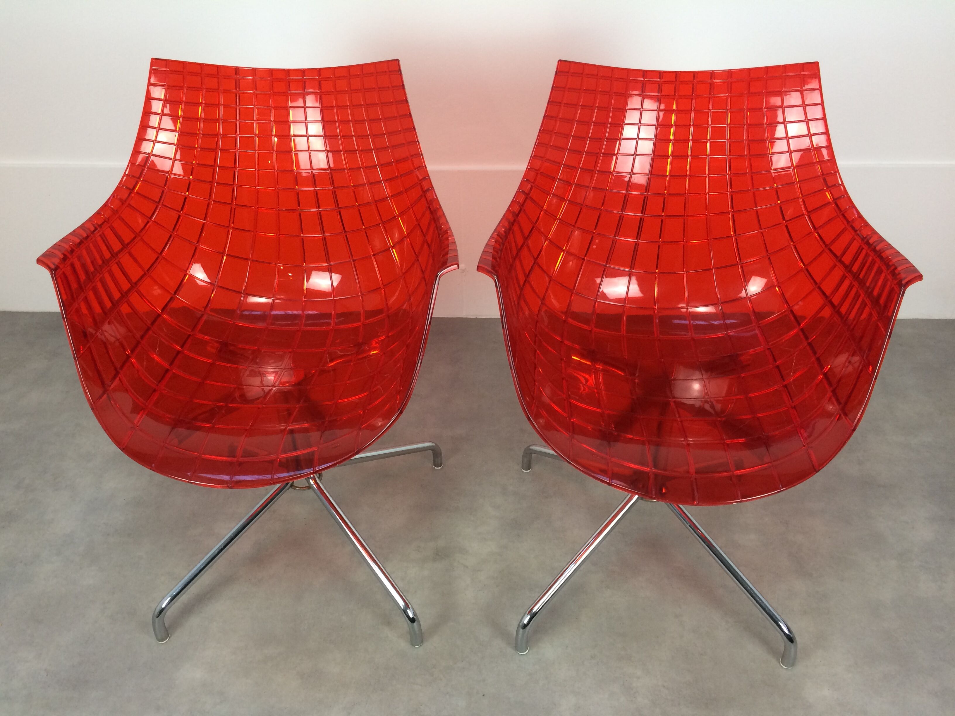 Pair of Meridiana chairs by Christophe Pillet for Driade