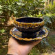 Vallauris large cup and saucer kitchen coffee chocolate vintage