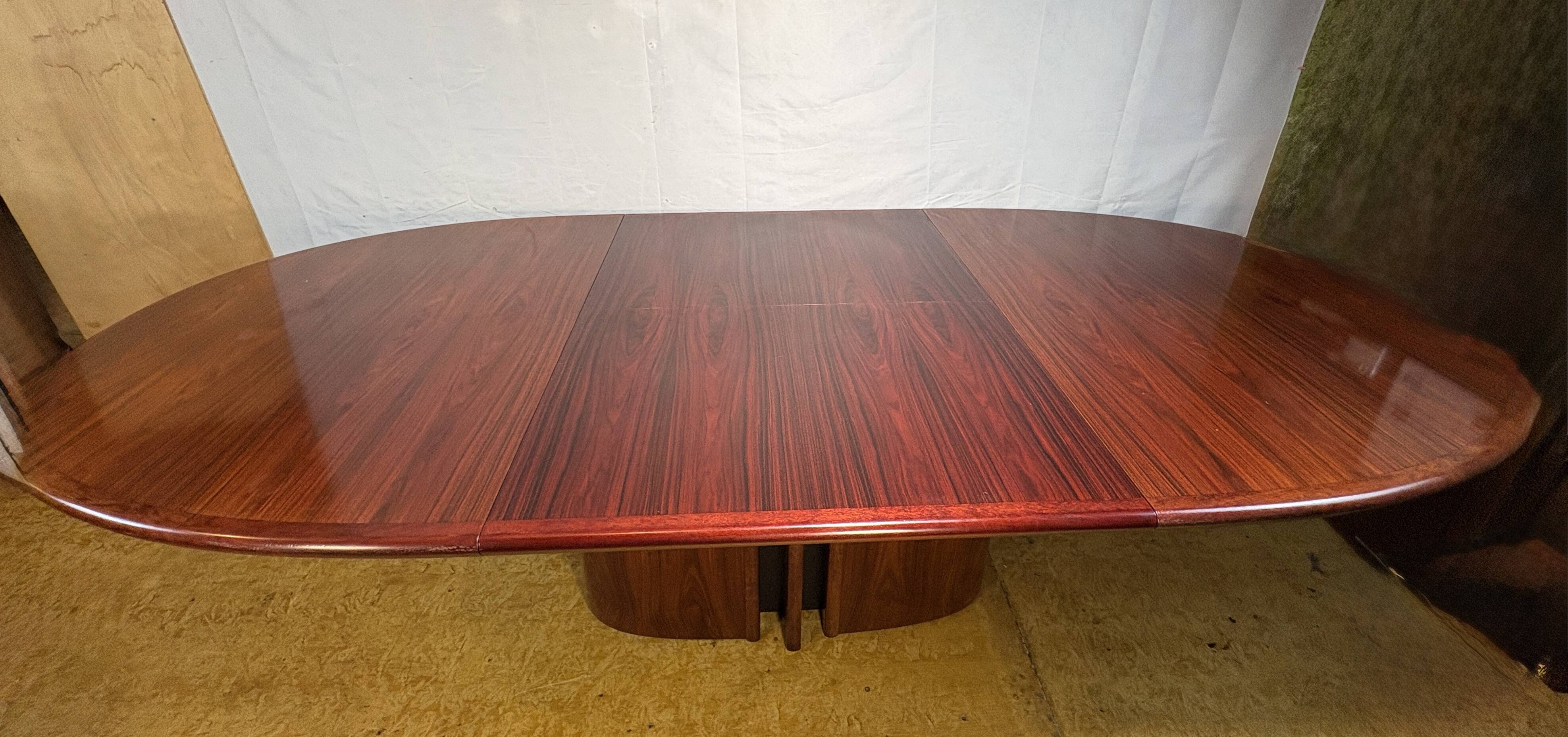Exceptional Skovby Danish Rosewood Dining Table | Mid-Century | Sculptural
