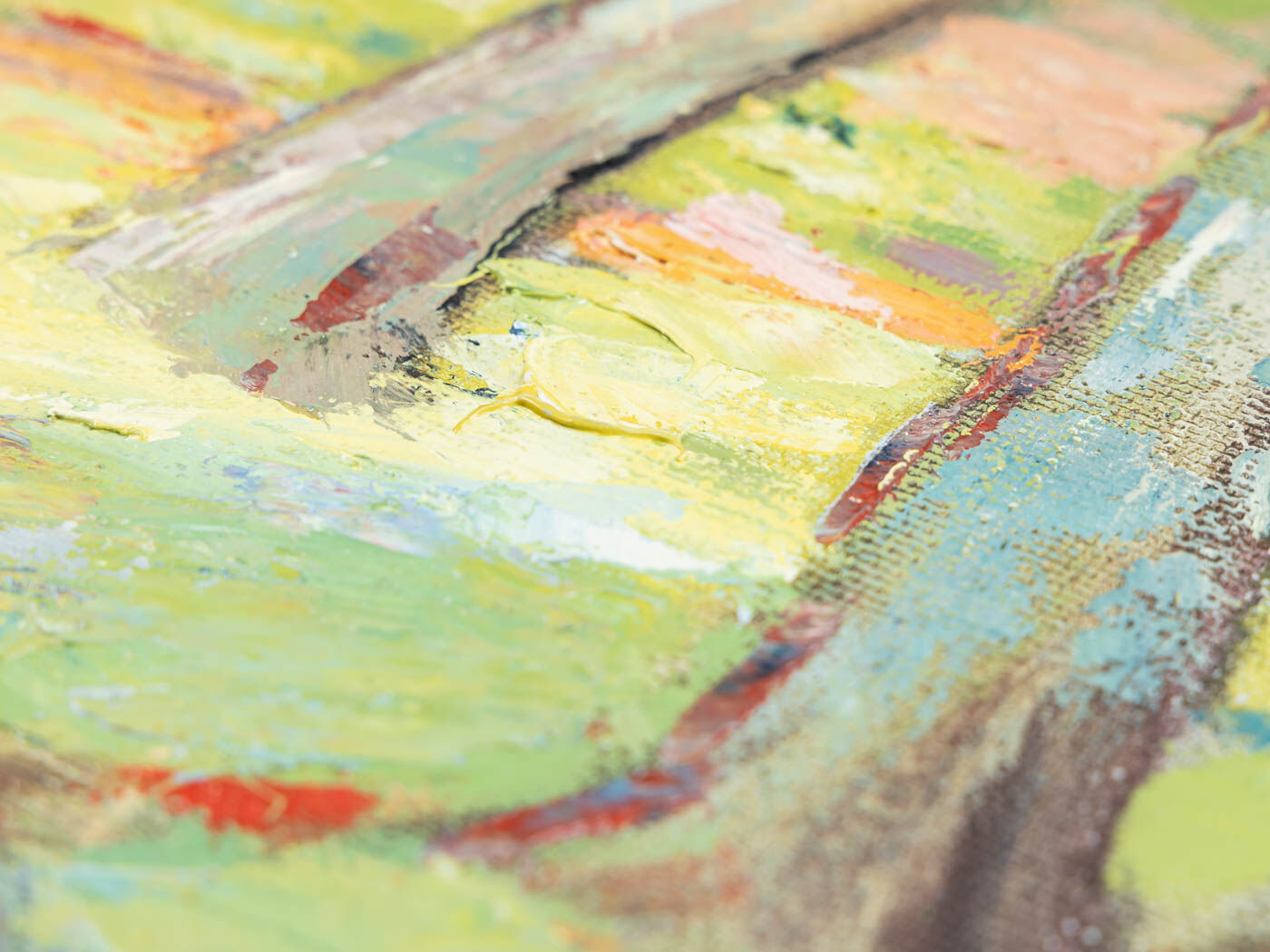 Woodland Walk, Oil on Plate, 124 x 95 cm