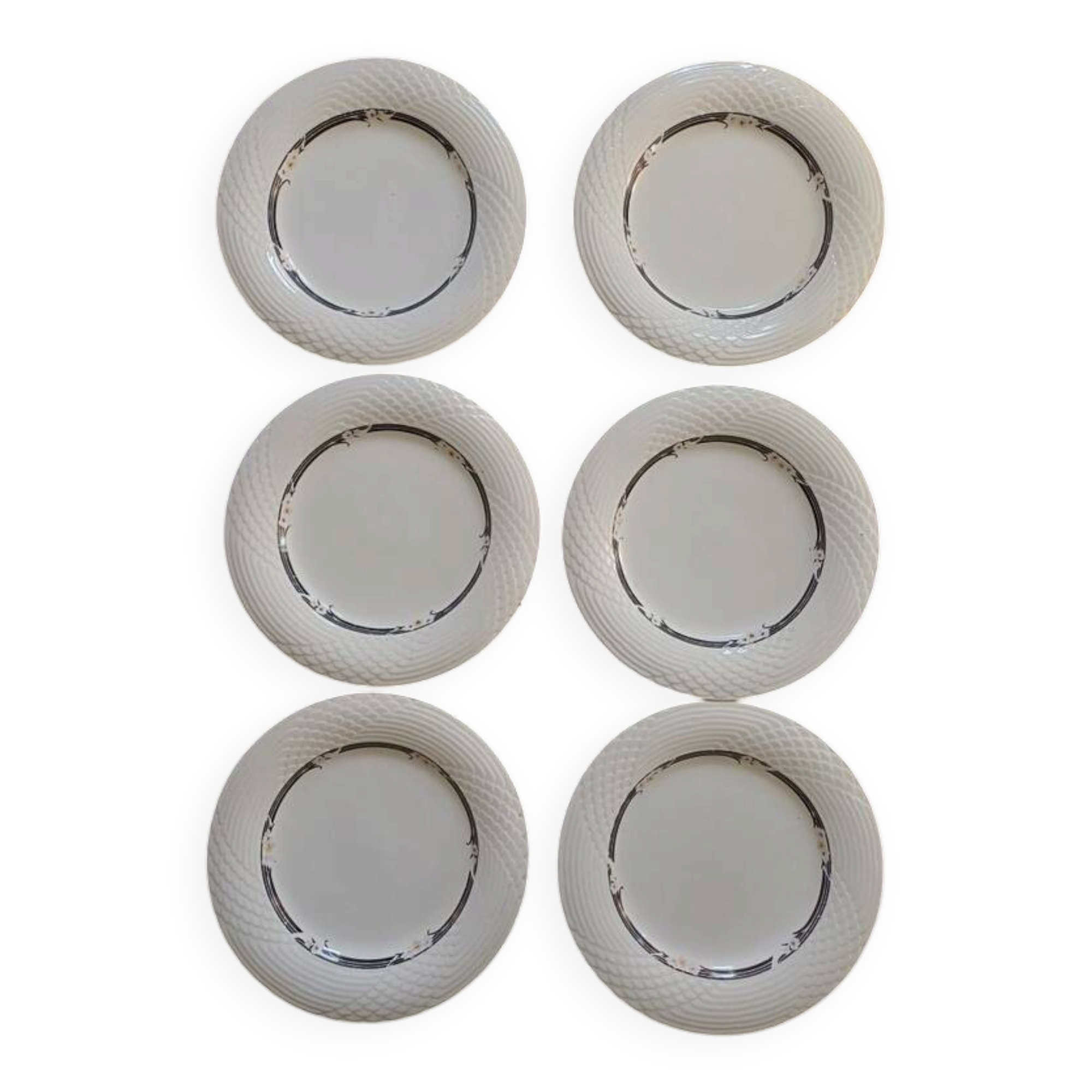 Set of 14 fine porcelain pieces - China Pearl "Alexandrite"