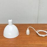 Vintage Danish enamelled pendant lamp model ES by Edgar Schlaefle for Louis Poulsen, 1980s.