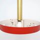 Red Scandinavian lamp, Denmark 1960s