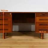 ORDO Mahogany Executive Desk – 1960