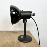 Lampe Photo de Table Vintage en Émail Noir, 1950s