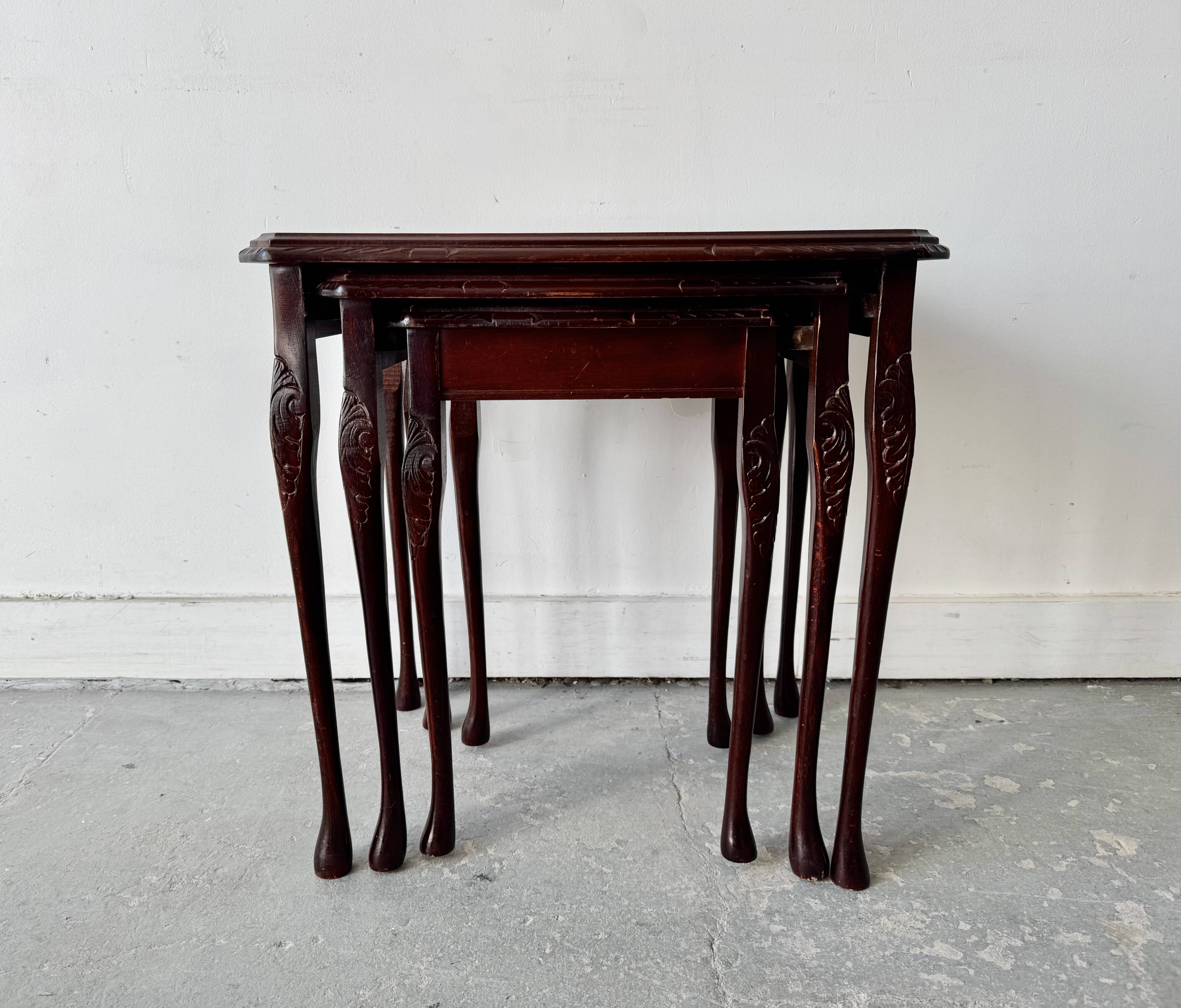 Set of 3 Vintage Nesting Tables
