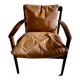 Grete Jalk leather armchair for Poul Jeppesen "PJ56"