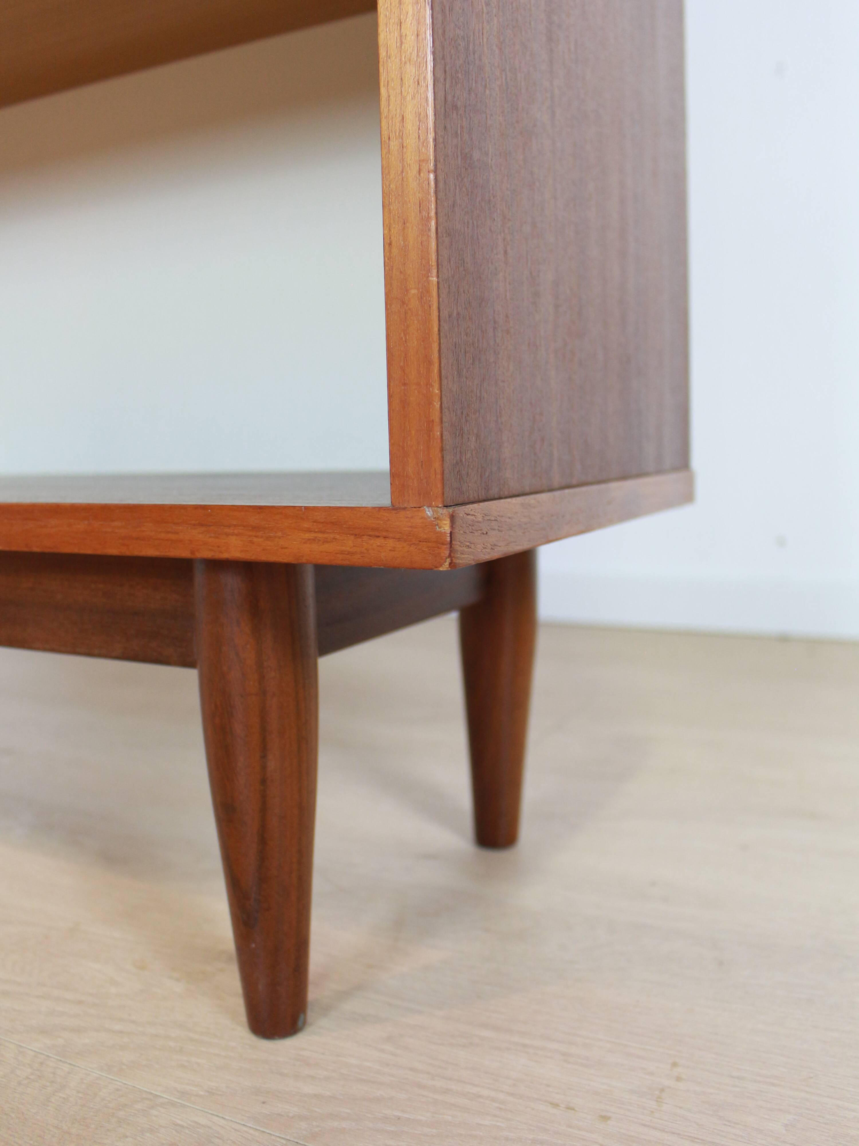 Vintage teak small bookcase
