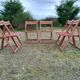 Vintage folding chairs
