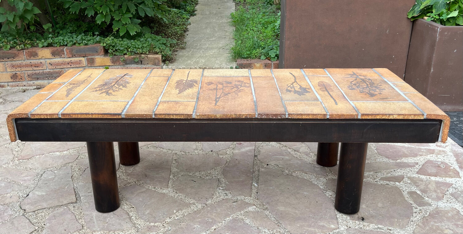 Roger Capron ceramic coffee table
