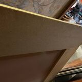 Vintage art deco cut glass bistro venetian mirror