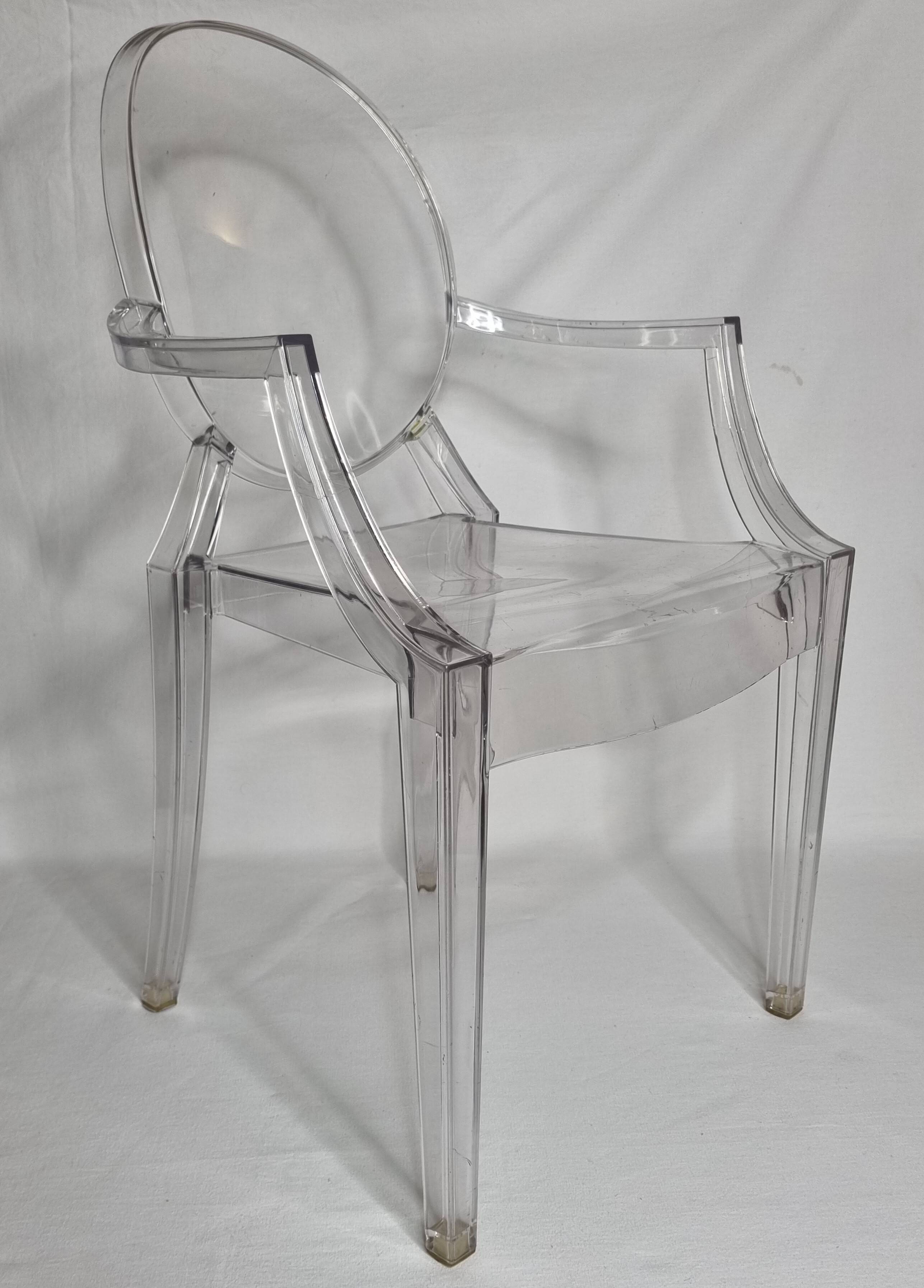 Child's chair Lou Lou Ghost designed by Philippe Starck for Kartell