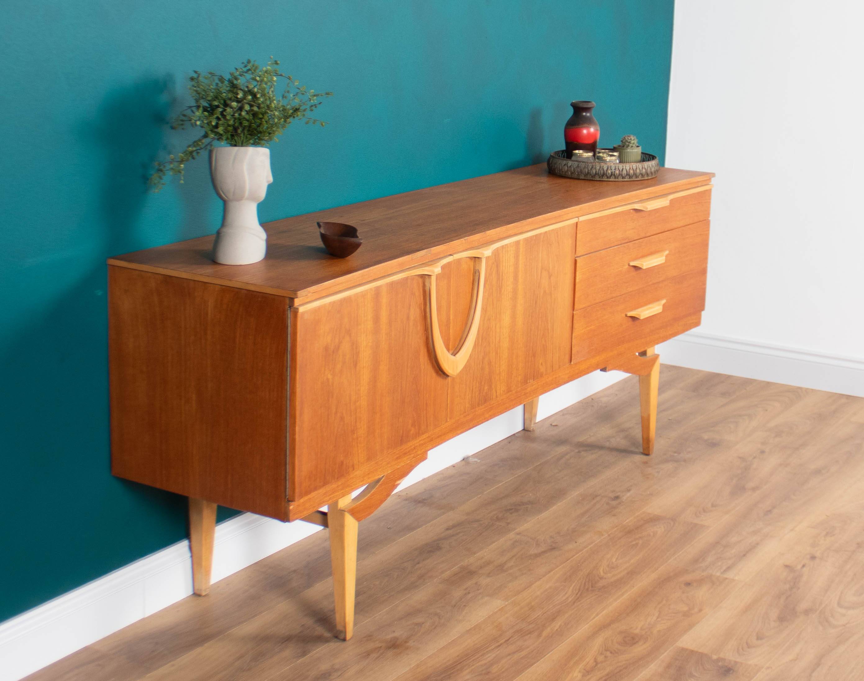 Retro 1960s Teak Beutility Mid Century Sideboard