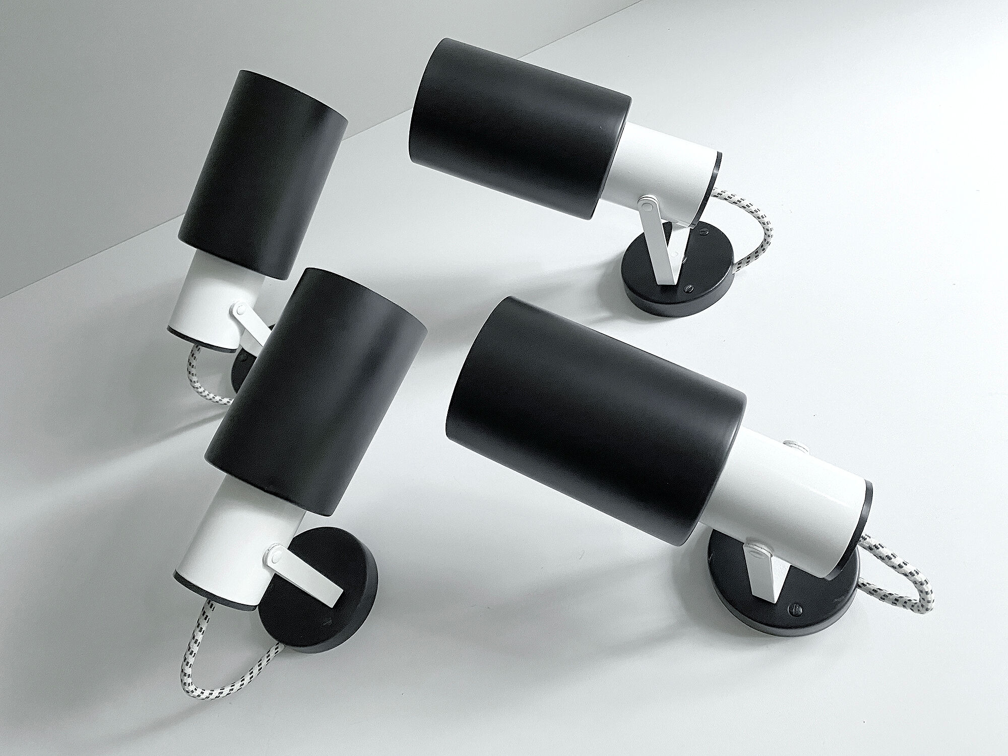 4 vintage Lita wall lights, 1960s