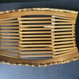 70s bamboo fruit basket